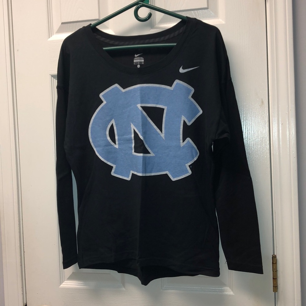 Nike NC tarheels black long sleeve T-shirt